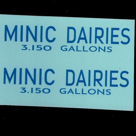Minic 71M Milk Tanker