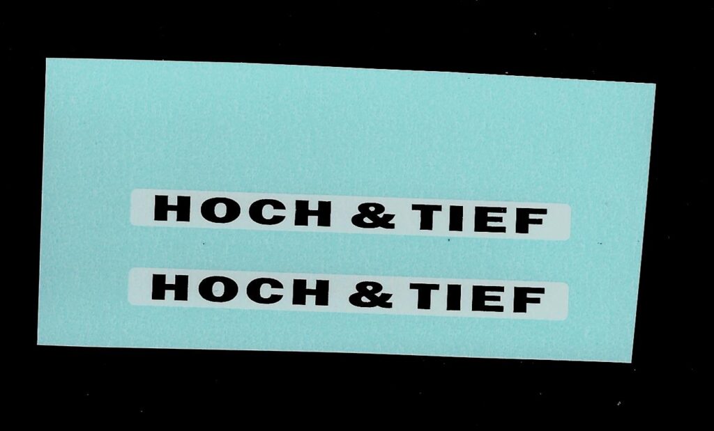 SK18 Articulated Trailer Hoch & Tief